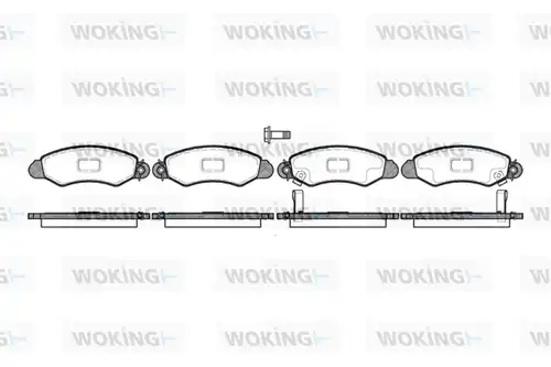 накладки WOKING P6023.02