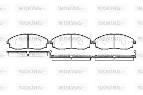 накладки WOKING P6033.02