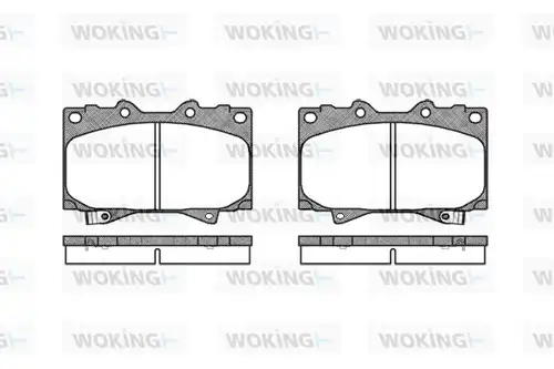 накладки WOKING P6073.04