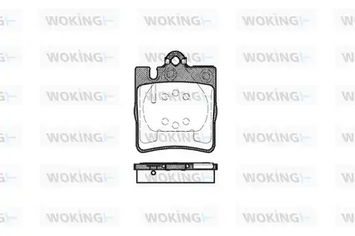 накладки WOKING P6093.00