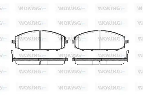 накладки WOKING P6113.04