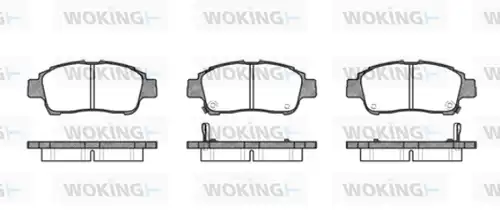 накладки WOKING P6123.02