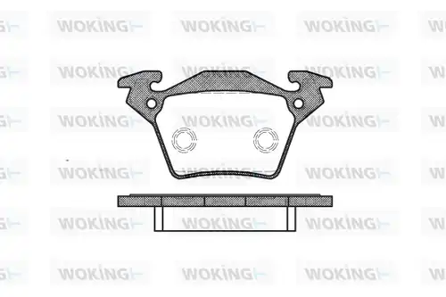 накладки WOKING P6173.00