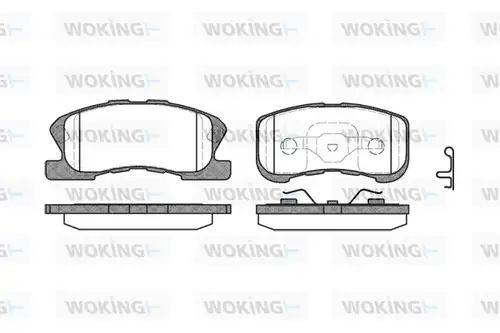 накладки WOKING P6203.02