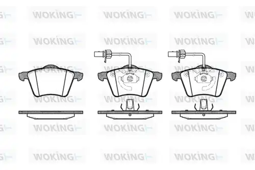 накладки WOKING P6213.02