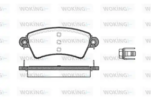 накладки WOKING P6263.00