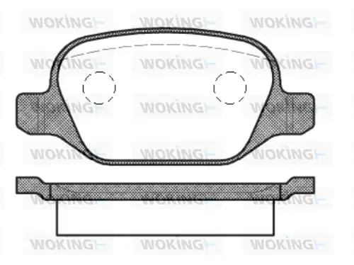 накладки WOKING P6273.10