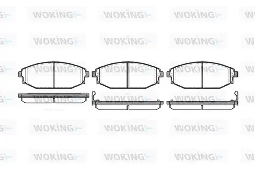 накладки WOKING P6343.02