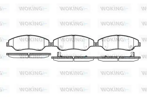 накладки WOKING P6393.02