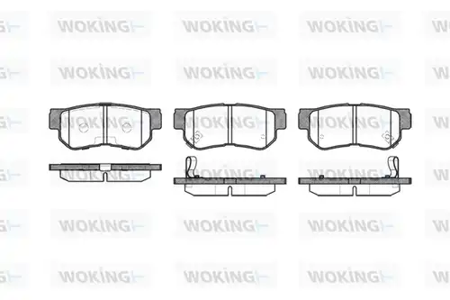 накладки WOKING P6463.12