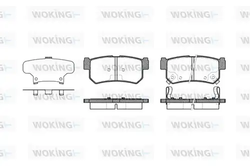 накладки WOKING P6463.62