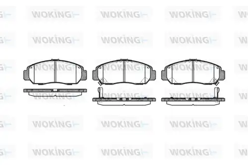 накладки WOKING P6473.12