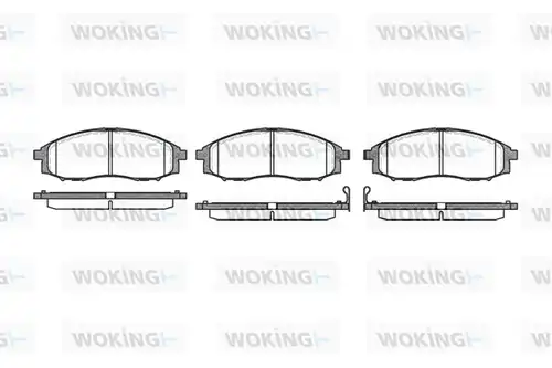 накладки WOKING P6483.02