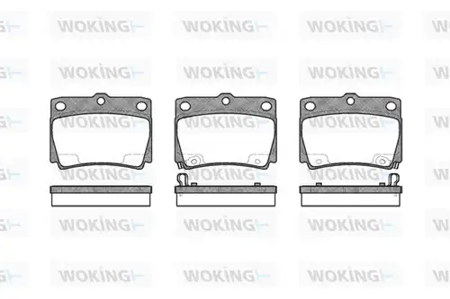 накладки WOKING P6503.02