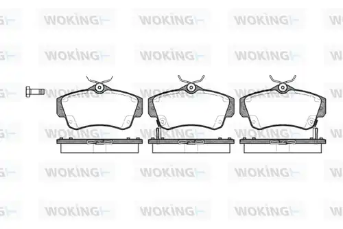 накладки WOKING P6533.02