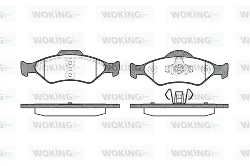 накладки WOKING P6653.00