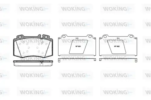 накладки WOKING P6693.00