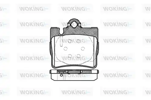 накладки WOKING P6703.00