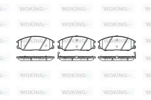 накладки WOKING P6713.12