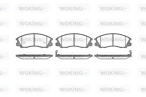 накладки WOKING P6713.32