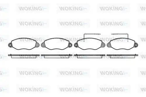 накладки WOKING P6723.22