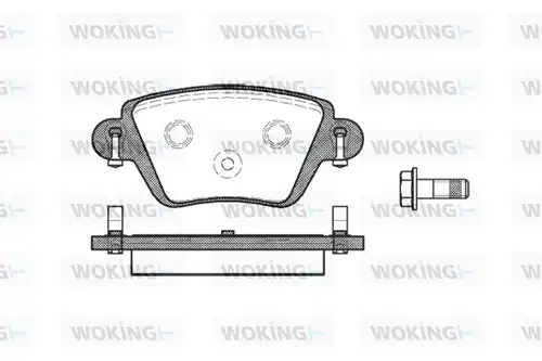 накладки WOKING P6773.10