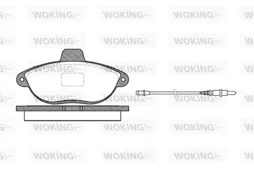 накладки WOKING P7023.02