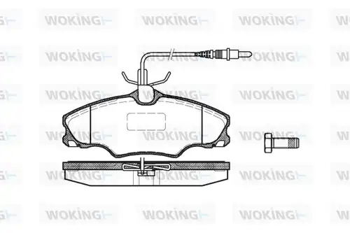 накладки WOKING P7033.04