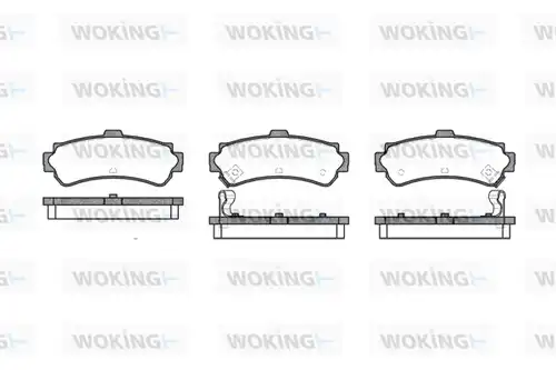 накладки WOKING P7073.02