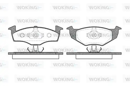 накладки WOKING P7093.10