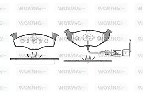 накладки WOKING P7093.11