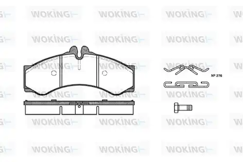 накладки WOKING P7143.00