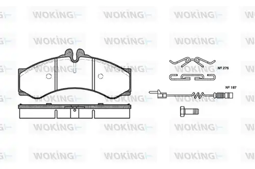 накладки WOKING P7143.02