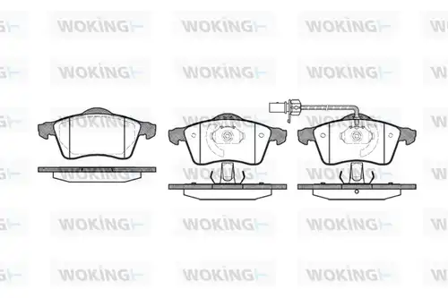 накладки WOKING P7183.01