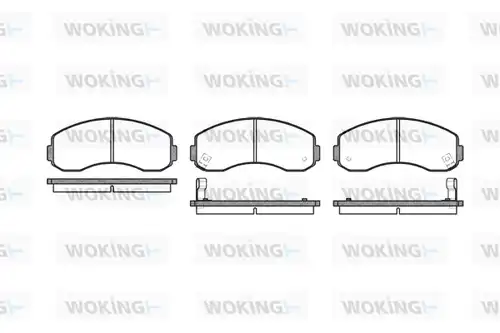 накладки WOKING P7193.02