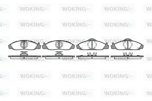 накладки WOKING P7243.12