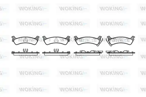 накладки WOKING P7293.02