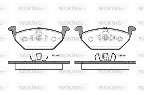 накладки WOKING P7333.20