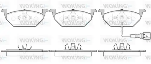 накладки WOKING P7333.41