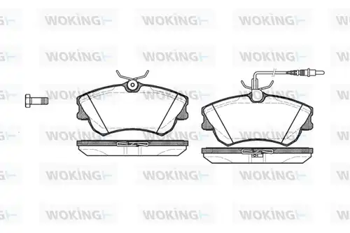 накладки WOKING P7383.02