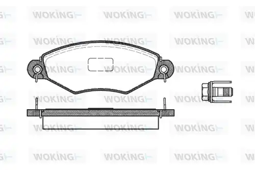 накладки WOKING P7433.10