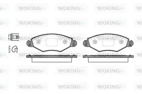 накладки WOKING P7433.20