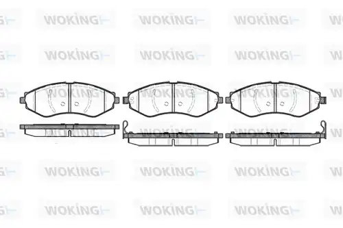 накладки WOKING P7453.22