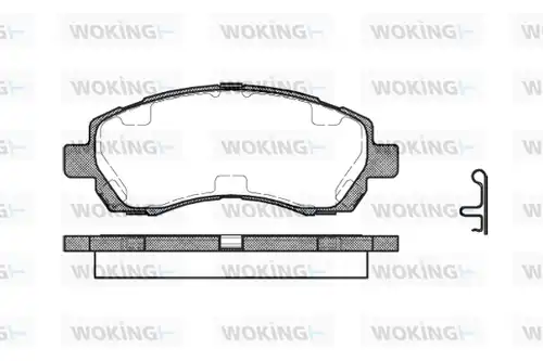 накладки WOKING P7473.02