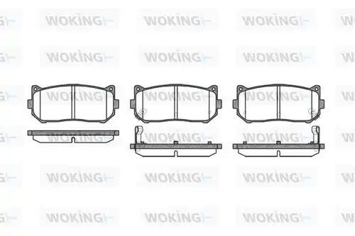 накладки WOKING P7493.02