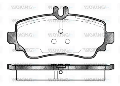 накладки WOKING P7503.02