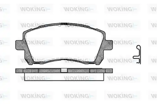 накладки WOKING P7553.02