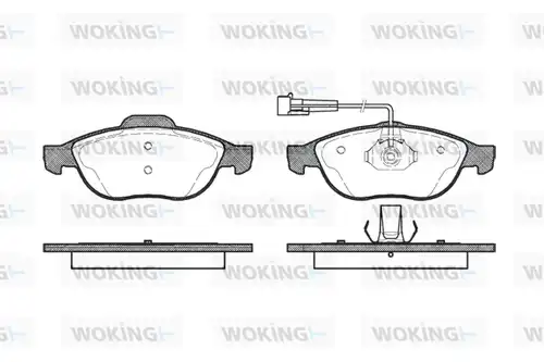 накладки WOKING P7603.02