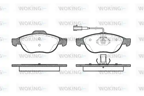 накладки WOKING P7603.22