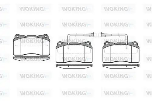 накладки WOKING P7663.02